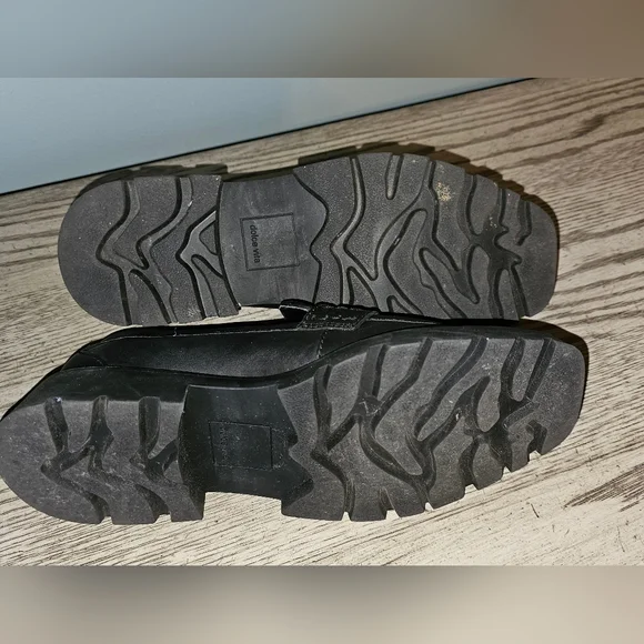 Dolce Vita Black Leather Loafers, Size 6.5 - Picture 4 of 4